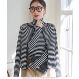 パールボタンリブニットカーディガン［N1102］ | KOBE LETTUCE | 詳細画像9 