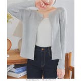 パールボタンリブニットカーディガン［N1102］ | KOBE LETTUCE | 詳細画像30 