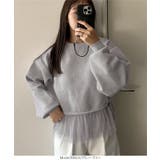 スウェットライクドッキングニットトップス | KOBE LETTUCE | 詳細画像17