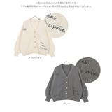 ロゴ刺繍ニットカーディガン［N1111］ | KOBE LETTUCE | 詳細画像9 