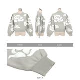 薔薇柄ボリュームスリーブニットトップス［N1117］ | KOBE LETTUCE | 詳細画像10 