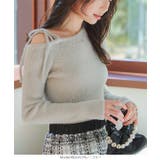 ワンショルダーフェザーニットトップス［N1133］ | KOBE LETTUCE | 詳細画像6 