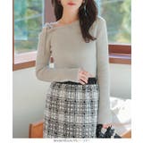 ワンショルダーフェザーニットトップス［N1133］ | KOBE LETTUCE | 詳細画像7 