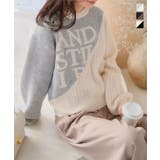 ブロッキングニットプルオーバー［N1146］ | KOBE LETTUCE | 詳細画像1 