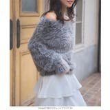 ミックスシャギーフェザーオフショルニットトップス［N1147］ | KOBE LETTUCE | 詳細画像8 