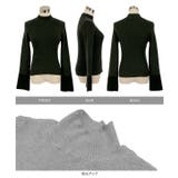 袖先配色フレアスリーブニットトップス［N1157］ | KOBE LETTUCE | 詳細画像21 