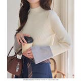 袖先配色フレアスリーブニットトップス［N1157］ | KOBE LETTUCE | 詳細画像13 