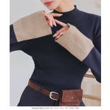 袖先配色フレアスリーブニットトップス［N1157］ | KOBE LETTUCE | 詳細画像17 