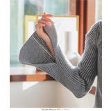 リボンダブルジップニットトップス［N1167］ | KOBE LETTUCE | 詳細画像9 