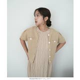 ブークレ半袖カーディガン 半袖ニット ニットカーデ | KOBE LETTUCE | 詳細画像15