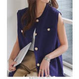 ノースリーブロングニットジャケット［N1172］ | KOBE LETTUCE | 詳細画像2 