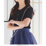 シアーリブニットポロカーディガン［N1175］ | KOBE LETTUCE | 詳細画像8 