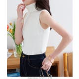 タートルネックノースリーブリブニット［N1178］ | KOBE LETTUCE | 詳細画像6 