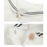 セーラーカラーショートスリーブニットカーディガン［N1181］ | KOBE LETTUCE | 詳細画像12 