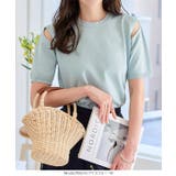 ショルダースリットサマーニットトップス トップス Tシャツ | KOBE LETTUCE | 詳細画像7
