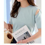 ショルダースリットサマーニットトップス トップス Tシャツ | KOBE LETTUCE | 詳細画像8
