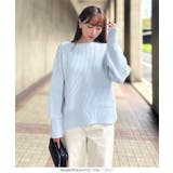 ［ 岡部あゆみさんコラボ ］ローゲージニットプルオーバー［N1202］ | KOBE LETTUCE | 詳細画像14 