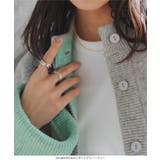 袖バイカラーニットジャケット［N1207］ | KOBE LETTUCE | 詳細画像4 