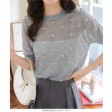 シアーサマーニットトップス シアー サマーニット | KOBE LETTUCE | 詳細画像6 