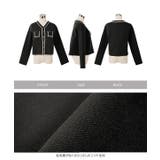 配色ニットVネックカーディガン ニット カーディガン | KOBE LETTUCE | 詳細画像11