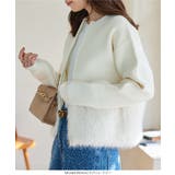 ファー切り替えニットコート ファー切り替え ニットコート | KOBE LETTUCE | 詳細画像5