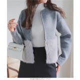 ファー切り替えニットコート ファー切り替え ニットコート | KOBE LETTUCE | 詳細画像6