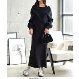 カシュクールトップス×前後2wayニットワンピース［N1234］ カシュクール … | KOBE LETTUCE | 詳細画像11 