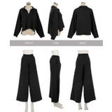 スポンディッシュニットスキッパートップス×ワイドパンツセットアップ トップス × | KOBE LETTUCE | 詳細画像16