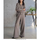 スポンディッシュニットスキッパートップス×ワイドパンツセットアップ トップス × | KOBE LETTUCE | 詳細画像12