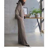 スポンディッシュニットスキッパートップス×ワイドパンツセットアップ トップス × | KOBE LETTUCE | 詳細画像14