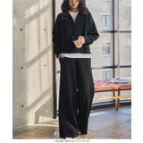 スポンディッシュニットスキッパートップス×ワイドパンツセットアップ トップス × | KOBE LETTUCE | 詳細画像5