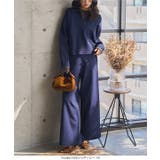 スポンディッシュニットスキッパートップス×ワイドパンツセットアップ トップス × | KOBE LETTUCE | 詳細画像8