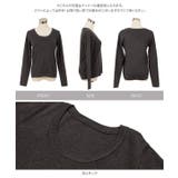 Uネックシンプル長袖ニットトップス［N1241］ Uネック シンプル | KOBE LETTUCE | 詳細画像14 