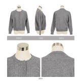 スカラップ透かし編みニットカーディガン スカラップ 透かし編み | KOBE LETTUCE | 詳細画像12