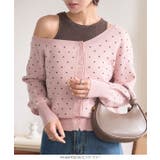 ワンショルダードットニットカーディガン ワンショルダー ドット | KOBE LETTUCE | 詳細画像7