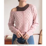 ワンショルダードットニットカーディガン ワンショルダー ドット | KOBE LETTUCE | 詳細画像8