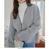 フリンジデザインシャギーニットジャケット［N1253］ ニットジャケット シャギ… | KOBE LETTUCE | 詳細画像7 