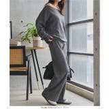 オフショルニットワイドパンツセットアップ［N1256］ ニット セットアップ | KOBE LETTUCE | 詳細画像9 