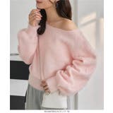 オフショルダーシャギーニットトップス オフショルダー シャギー | KOBE LETTUCE | 詳細画像4