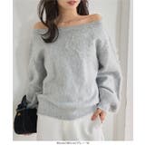 オフショルダーシャギーニットトップス オフショルダー シャギー | KOBE LETTUCE | 詳細画像7