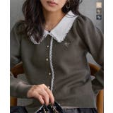 レースつき襟ニット［N1265］ レースつき 襟ニット | KOBE LETTUCE | 詳細画像1 