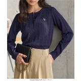 ヘンリーネックケーブルニット［N1266］ ヘンリーネック ケーブルニット | KOBE LETTUCE | 詳細画像3 