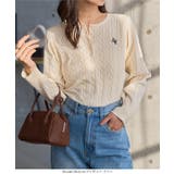 ヘンリーネックケーブルニット［N1266］ ヘンリーネック ケーブルニット | KOBE LETTUCE | 詳細画像4 