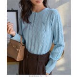 ヘンリーネックケーブルニット［N1266］ ヘンリーネック ケーブルニット | KOBE LETTUCE | 詳細画像6 