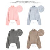 ハイネック起毛糸ニットトップス ハイネック ニット | KOBE LETTUCE | 詳細画像9 