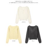 襟レースニットカーディガン 襟レース ニットカーディガン | KOBE LETTUCE | 詳細画像9 