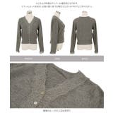 Vネックレースニットカーディガン Vネック レース | KOBE LETTUCE | 詳細画像12