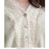 Vネックレースニットカーディガン Vネック レース | KOBE LETTUCE | 詳細画像8