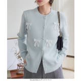 リボンニットカーディガン リボンニットカーディガン レディース | KOBE LETTUCE | 詳細画像2