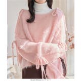 キャットヤーン袖リボンラメシアーニット 袖リボン ニット | KOBE LETTUCE | 詳細画像5